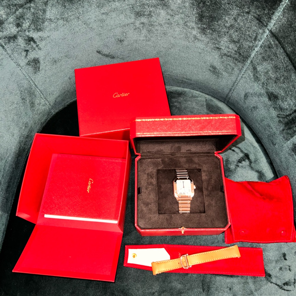CARTIER SANTOS MEDIUM STEEL